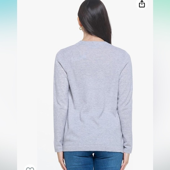 Mariyaab Women's 100% Fine Cashmere Soft Long Sleeve Cardigan Sweater Size S - Picture 4 of 13